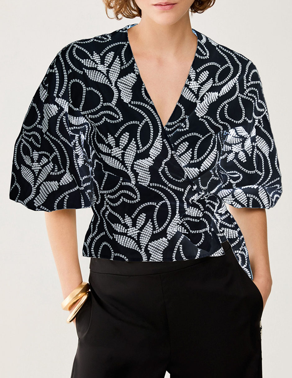 Blusa manga corta para mujer 1