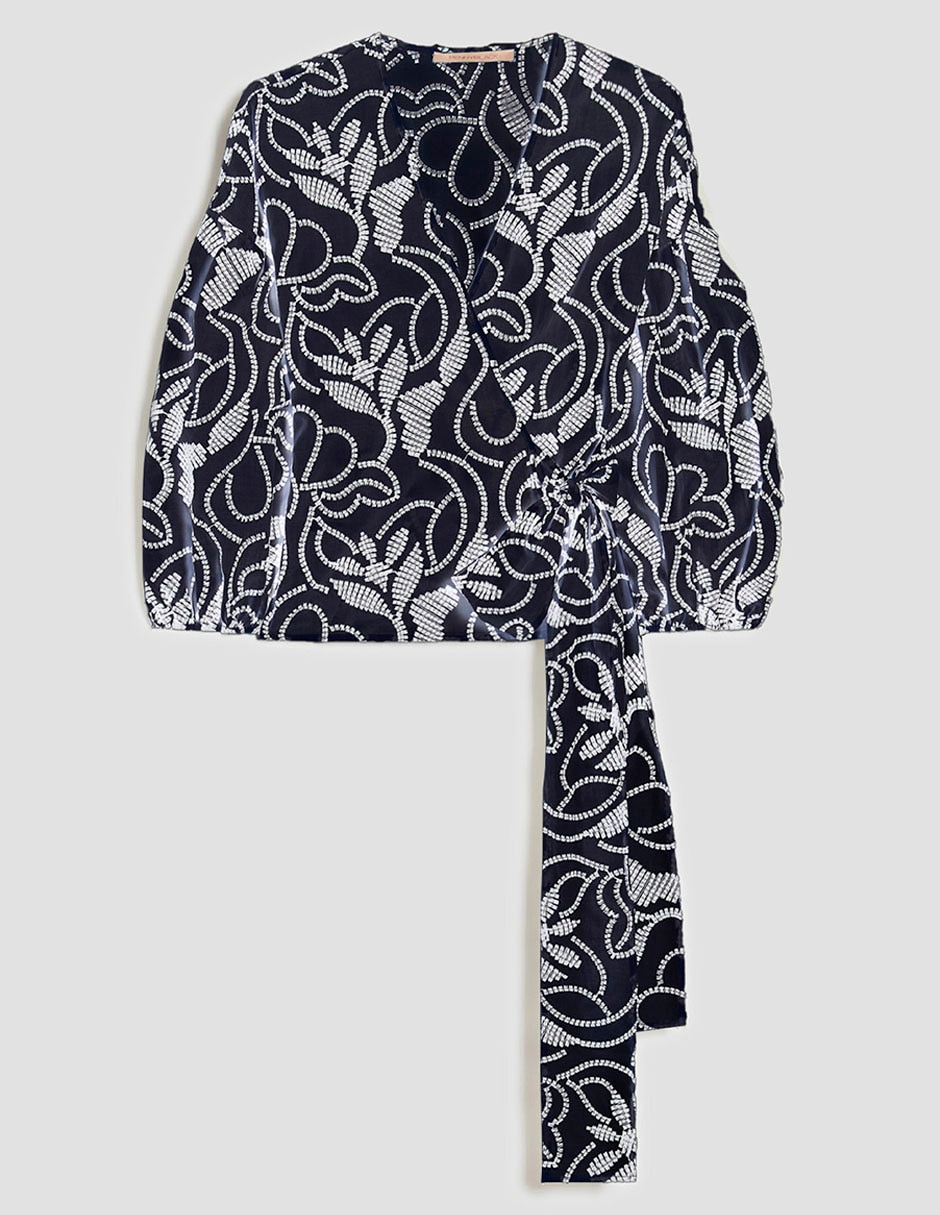 Blusa manga corta para mujer 7