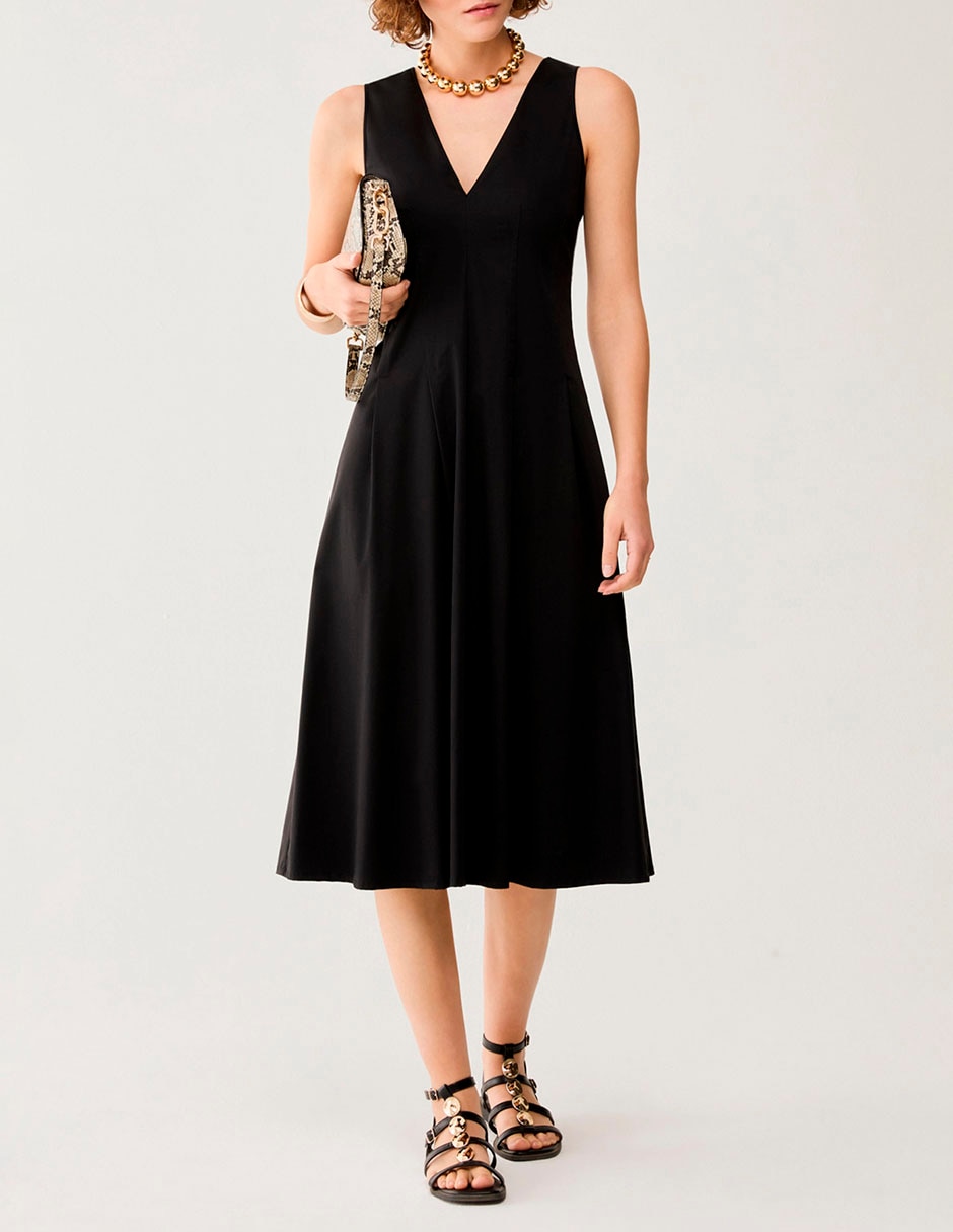 Vestido midi casual Maranta para mujer