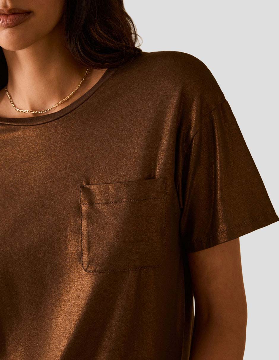 Blusa manga corta para mujer 7
