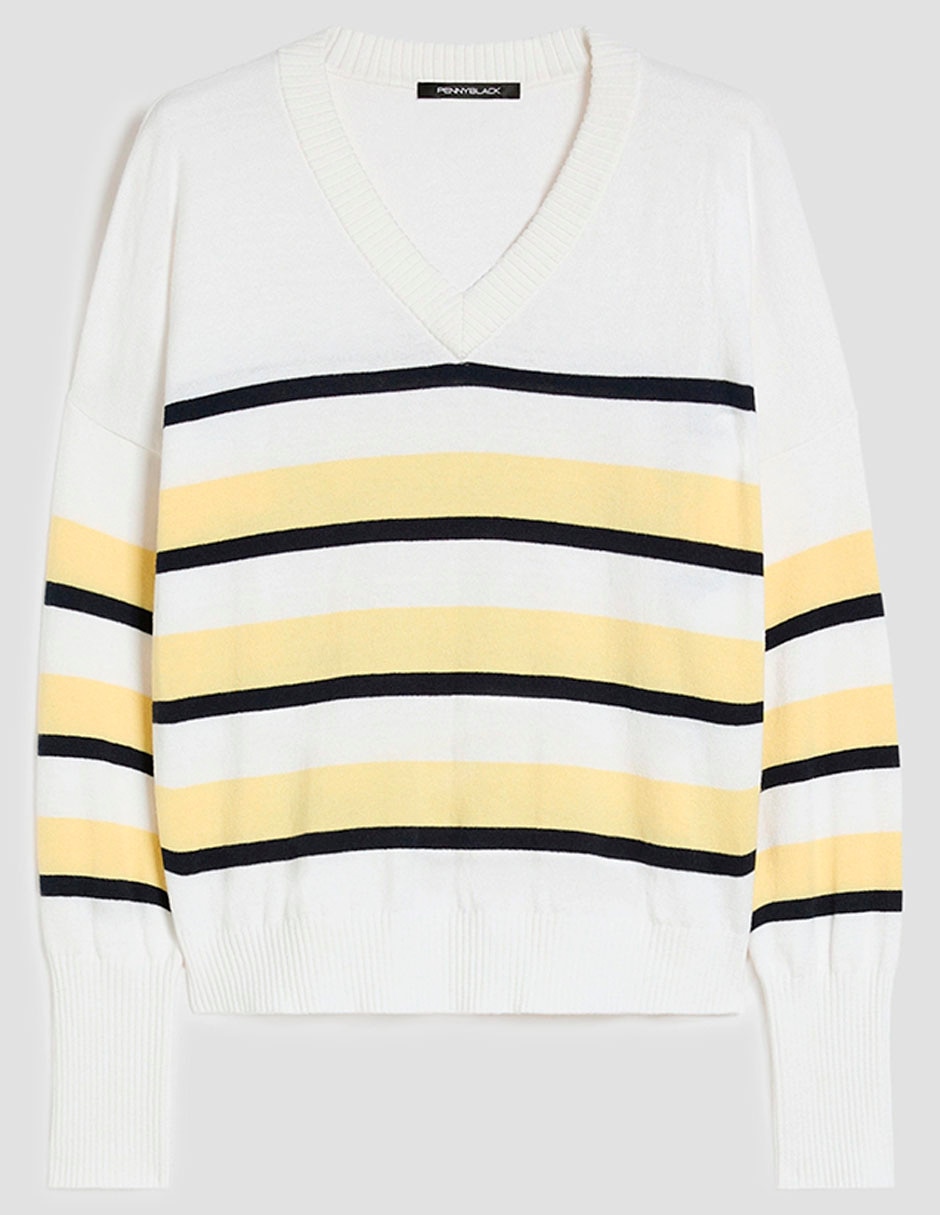 Suéter cuello redondo para mujer 9
