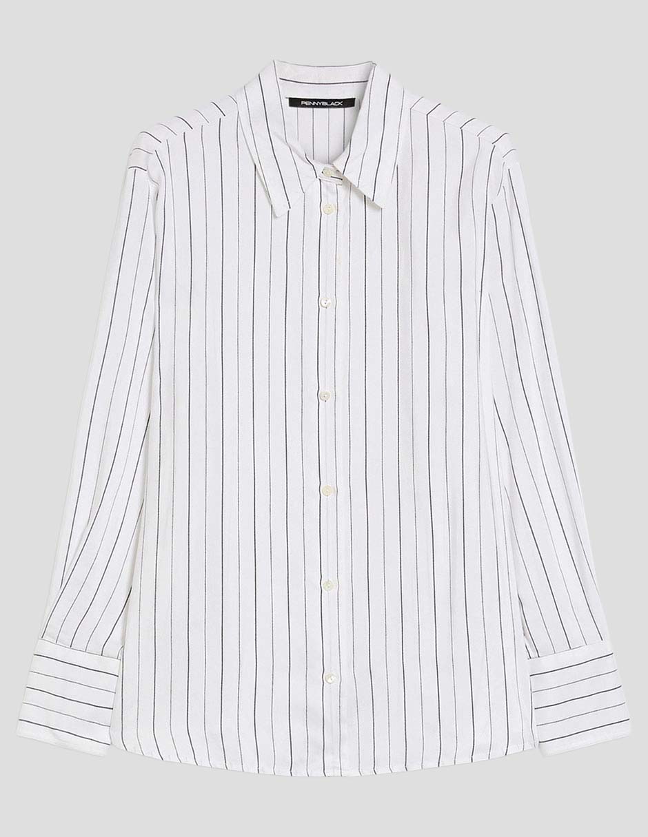 Camisa de algodón manga larga para mujer 8