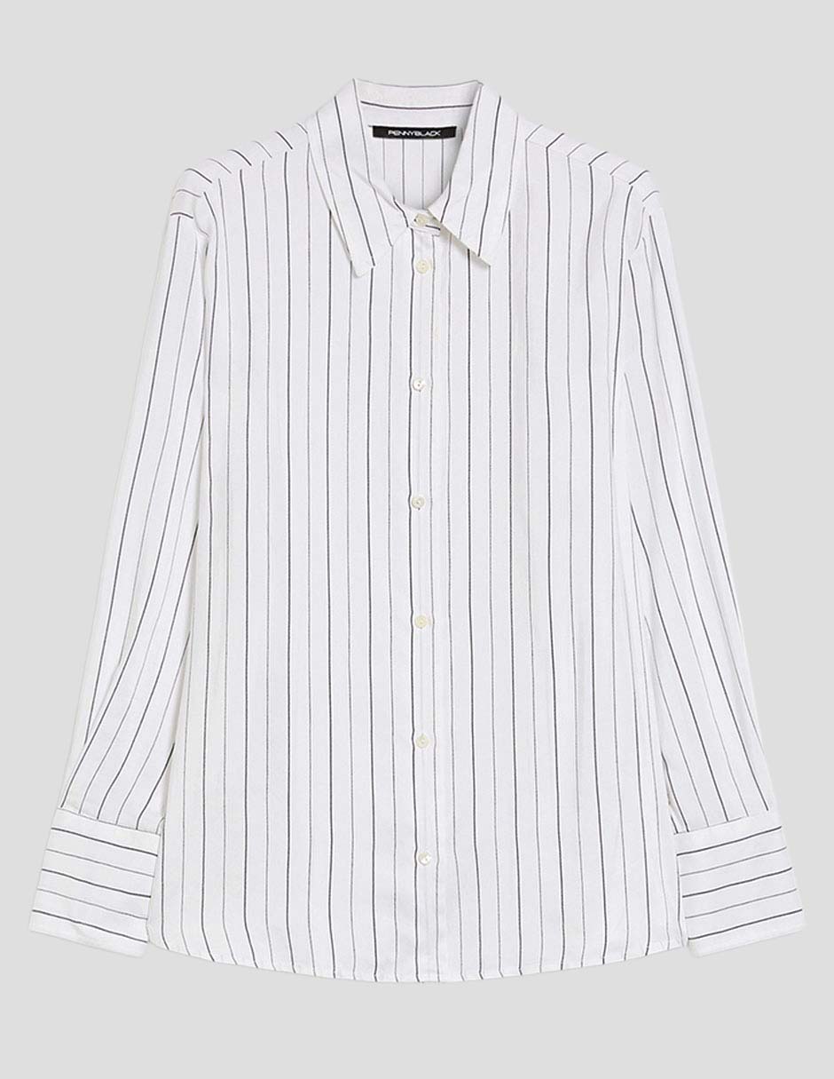 Camisa de algodón manga larga para mujer 9