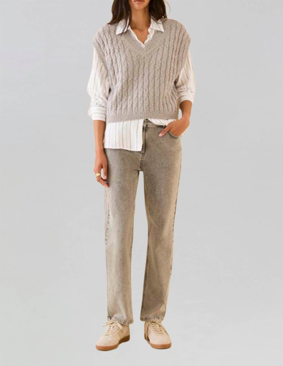 Jeans straight para mujer