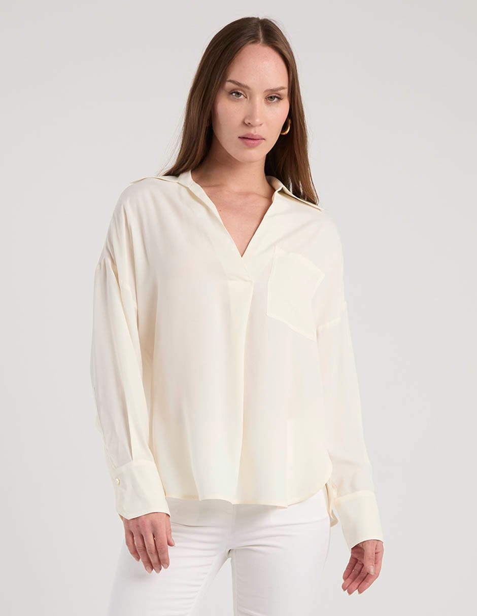 Blusa manga larga para mujer 7