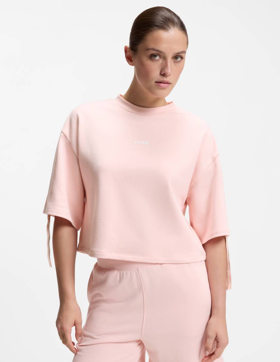 Blusa Hugo manga corta para mujer
