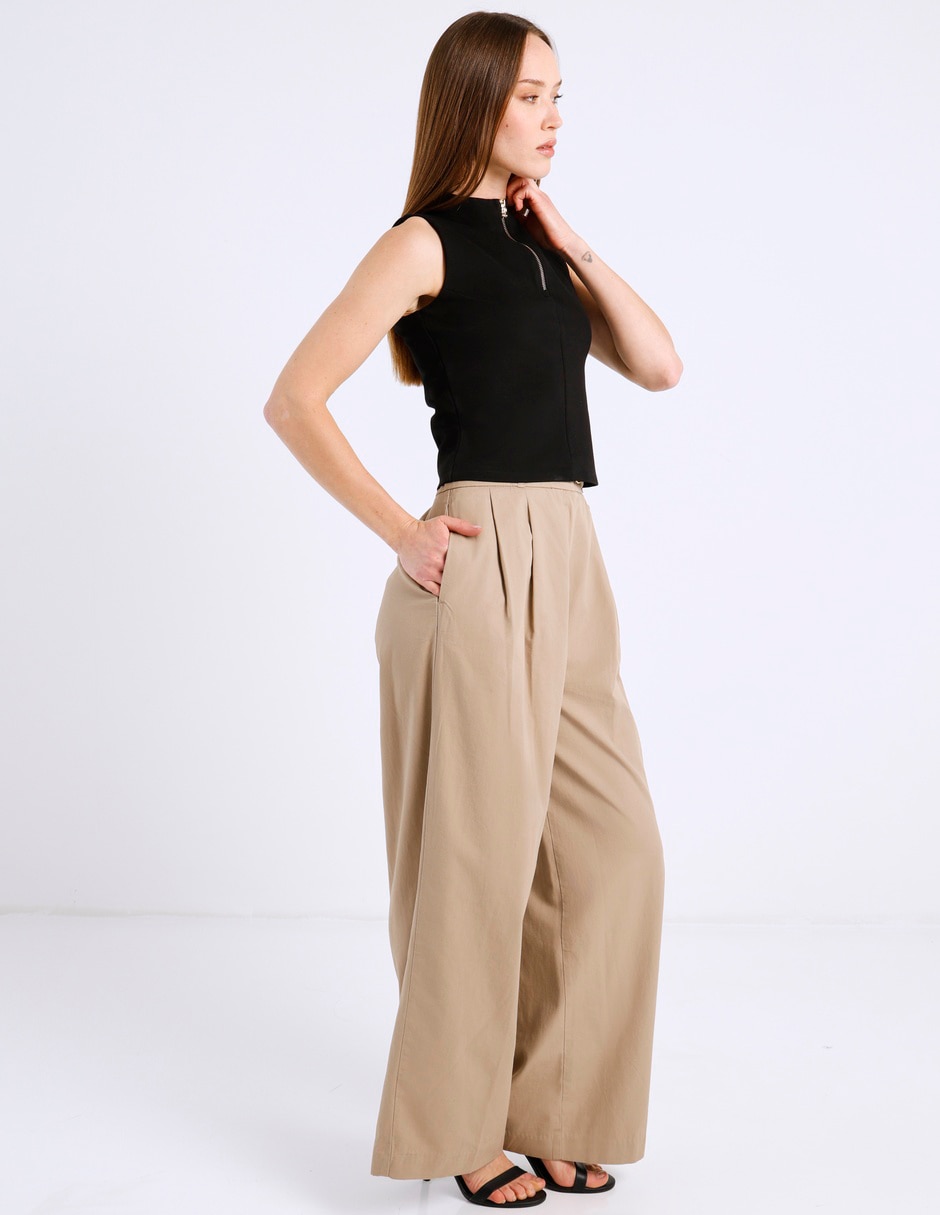 Pantalón amplio para mujer 4