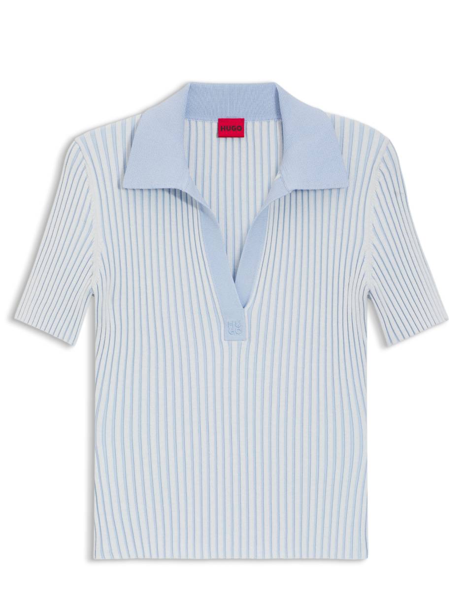 Playera tipo polo para mujer 2