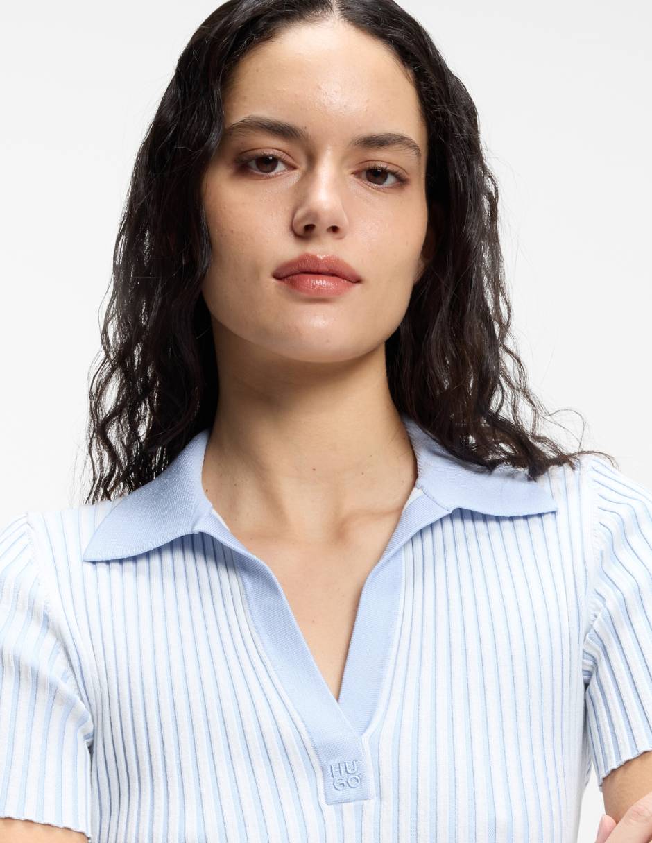 Playera tipo polo para mujer 4