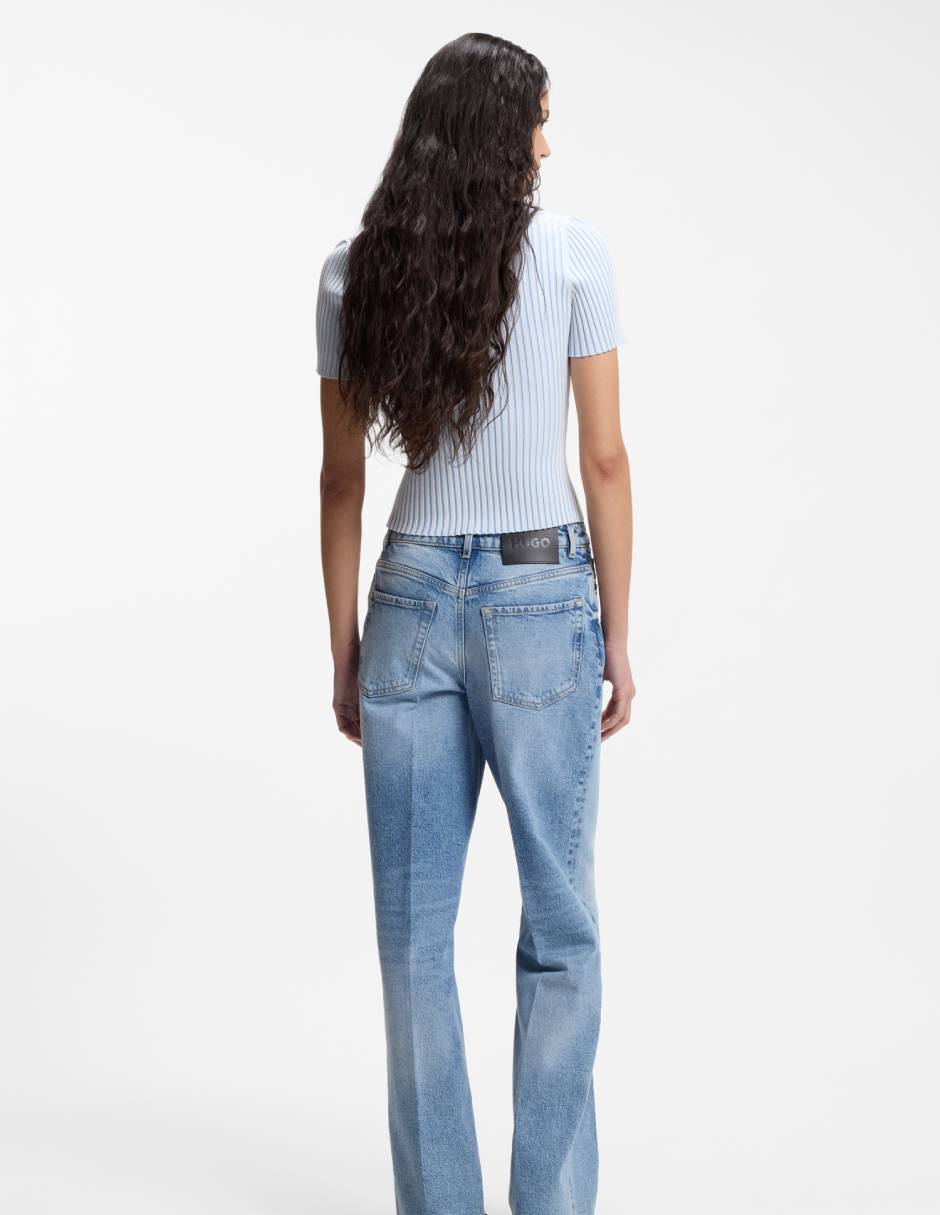 Playera tipo polo para mujer 5