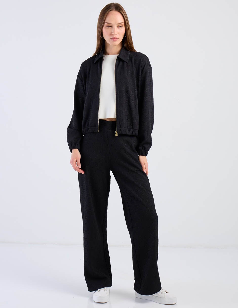 Pants recto con elástico para mujer 4