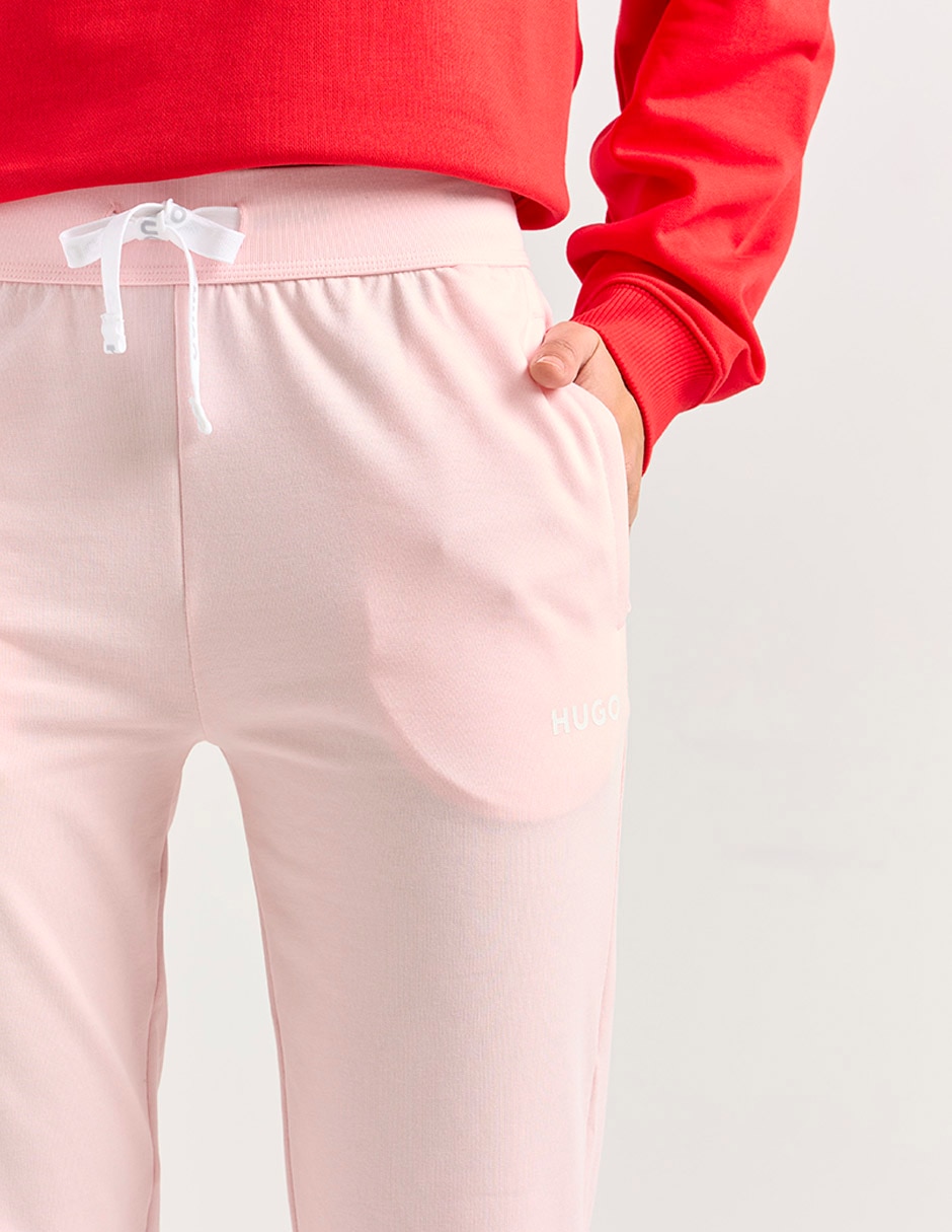 Pants regular con jareta para mujer 4