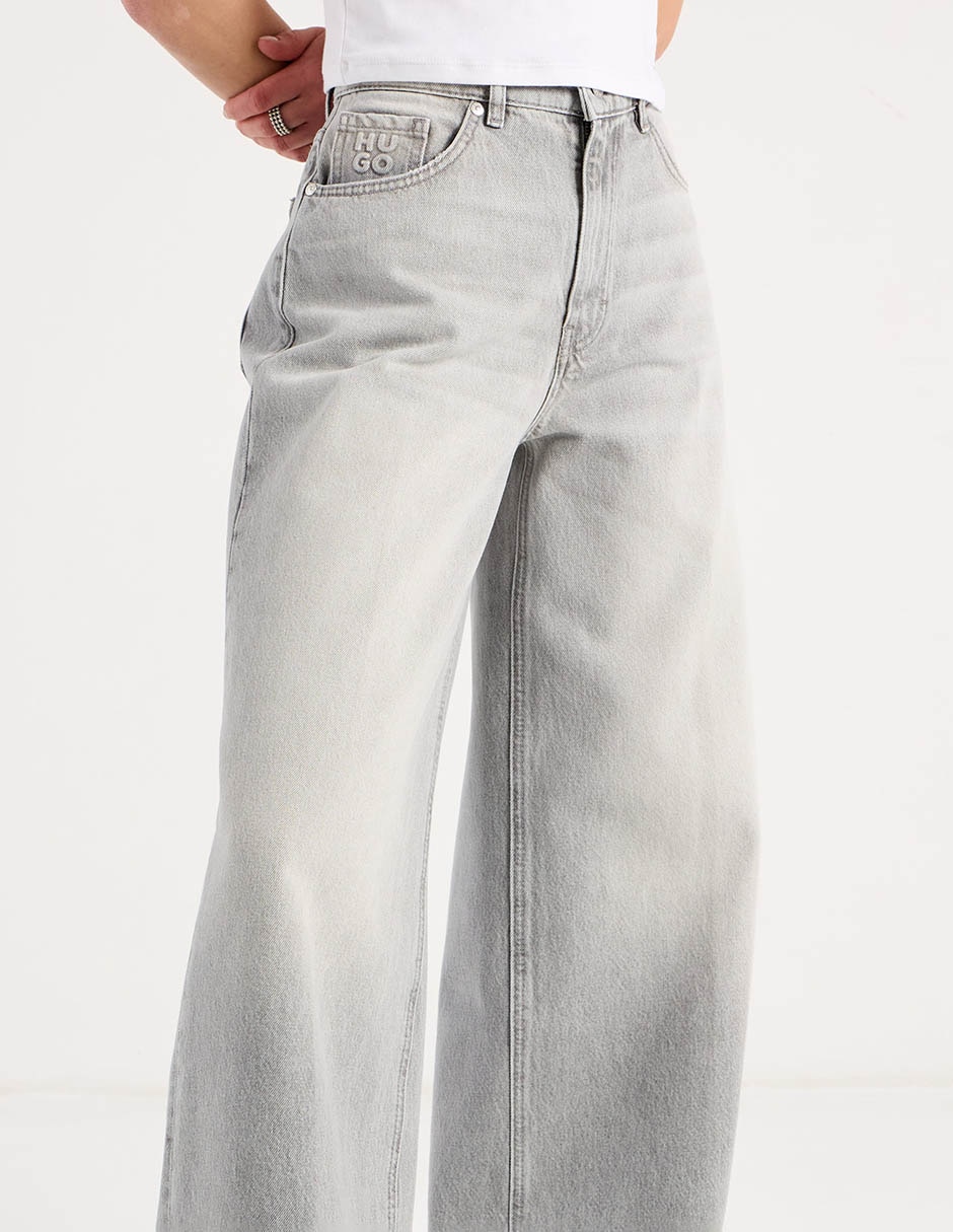 Jeans flare amplio para mujer