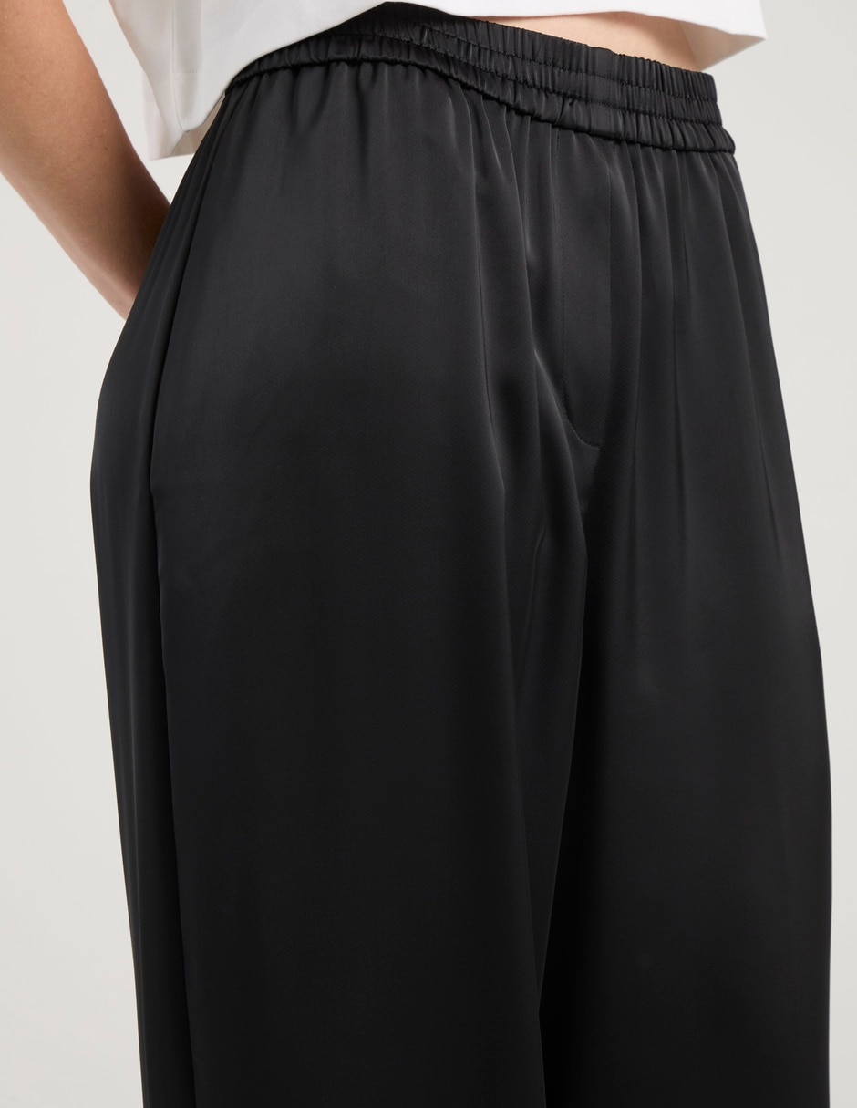 Pants regular con elástico para mujer 3