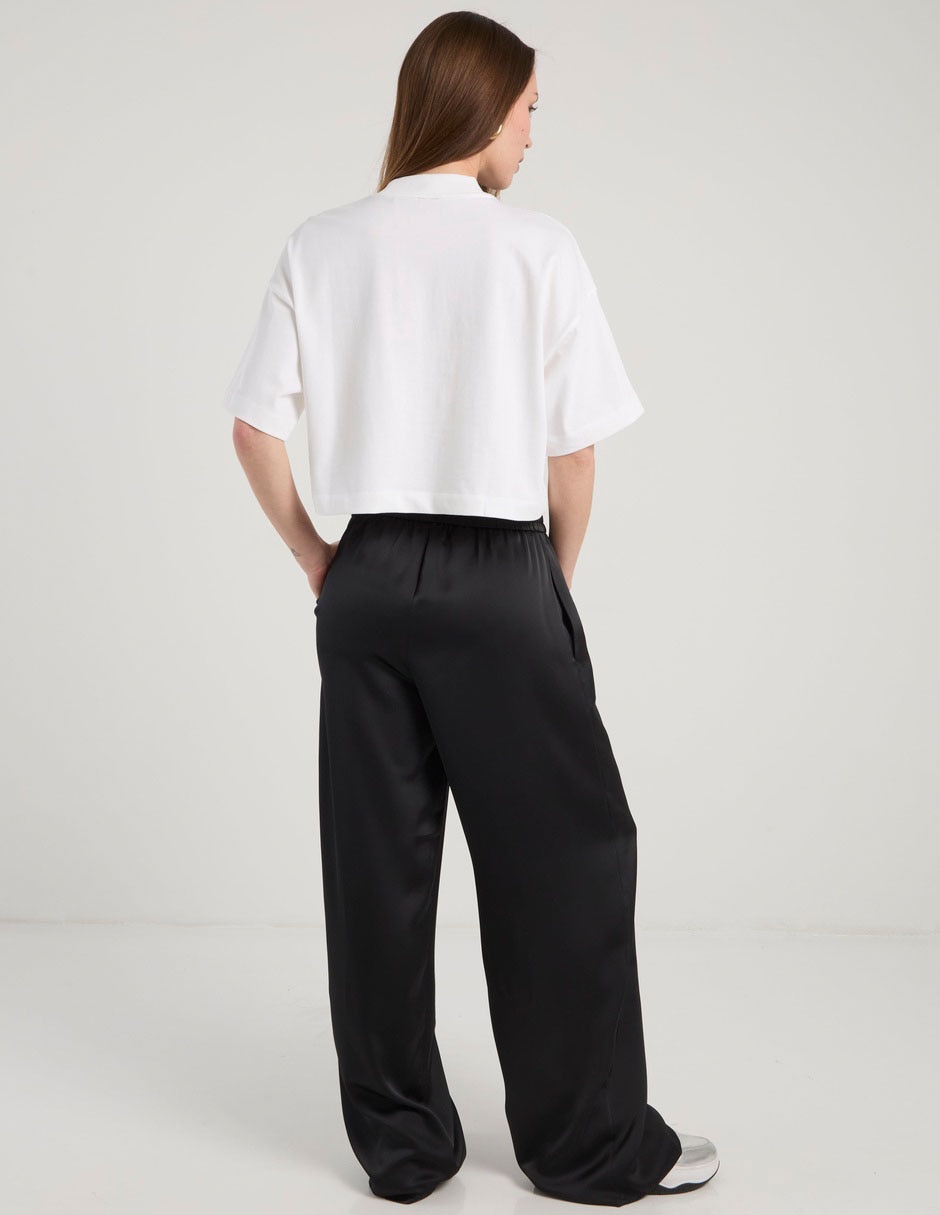 Pants regular con elástico para mujer 6