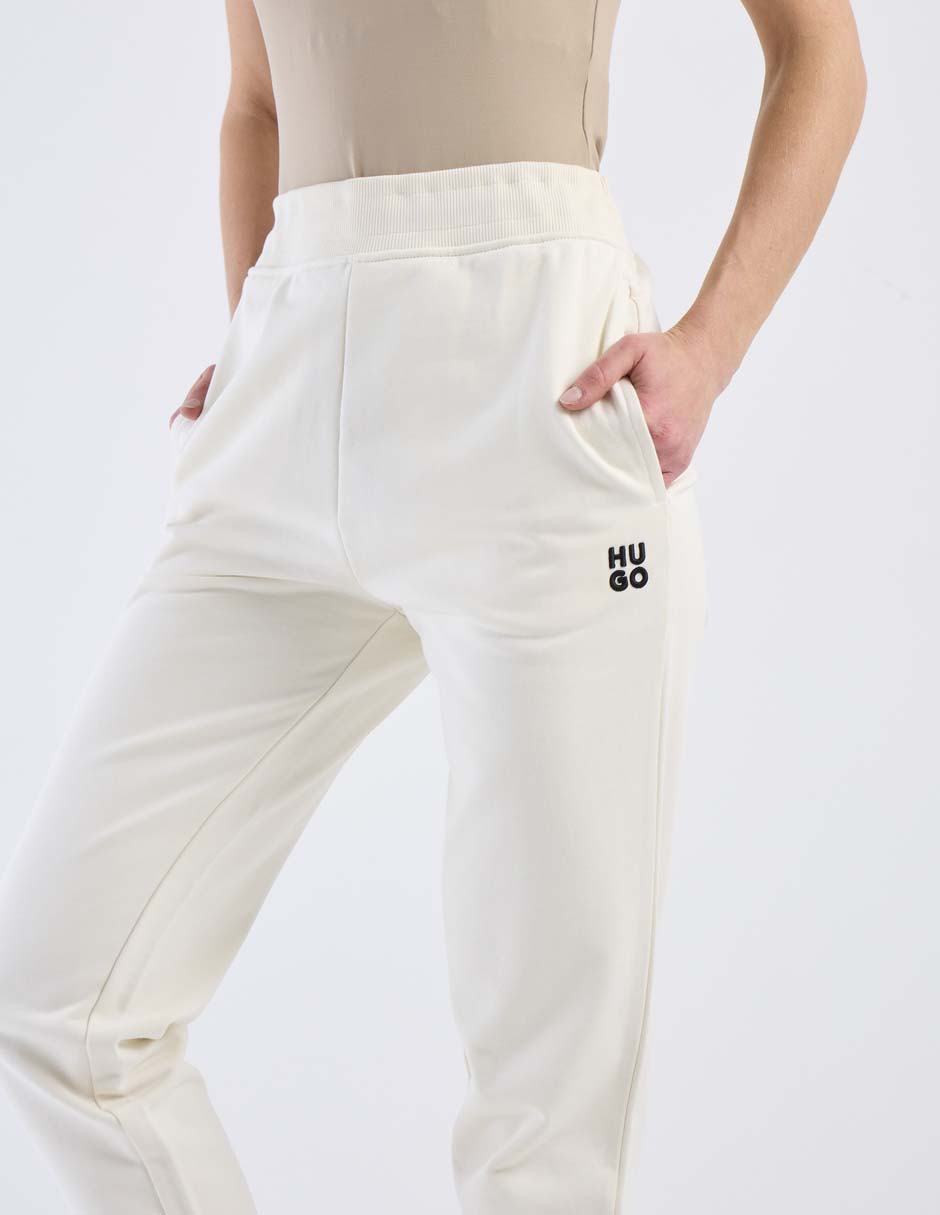 Pants recto con elástico para mujer 4