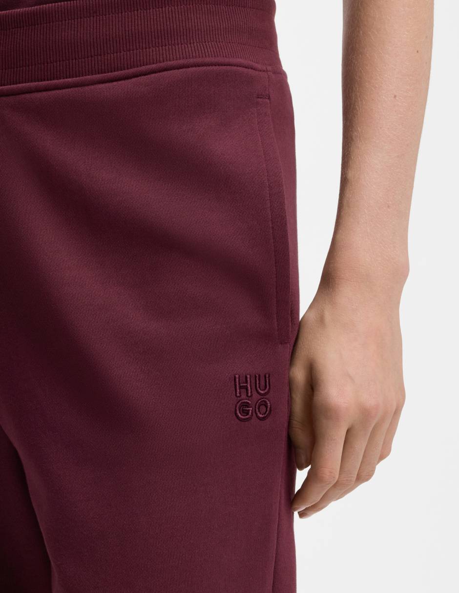 Pants regular con elástico para mujer 4
