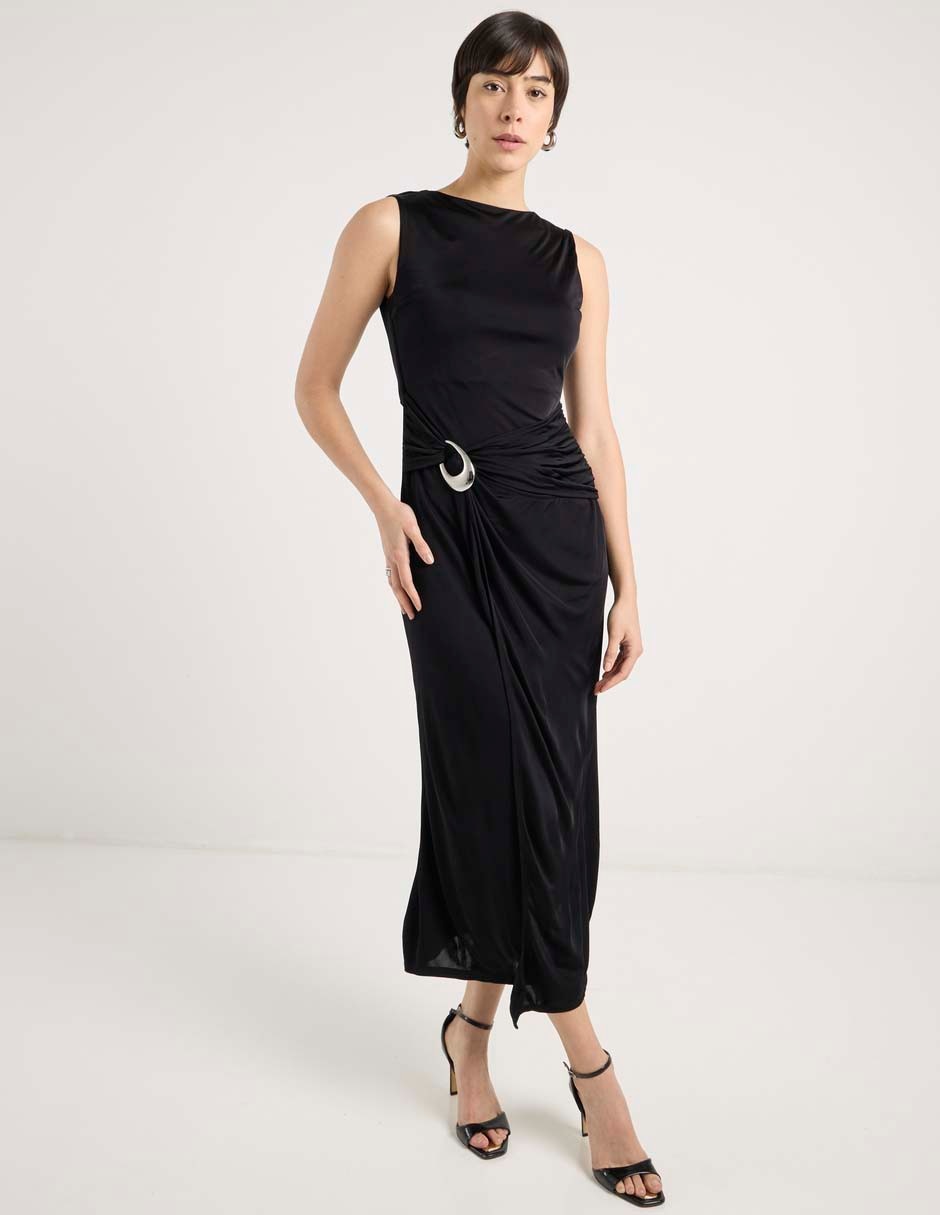 Vestido crop formal para mujer