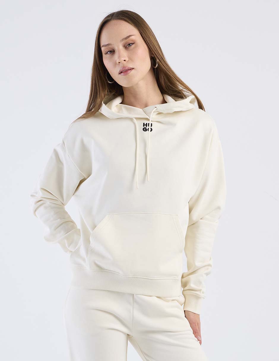 Sudadera con capucha y bolsa Hugo para mujer