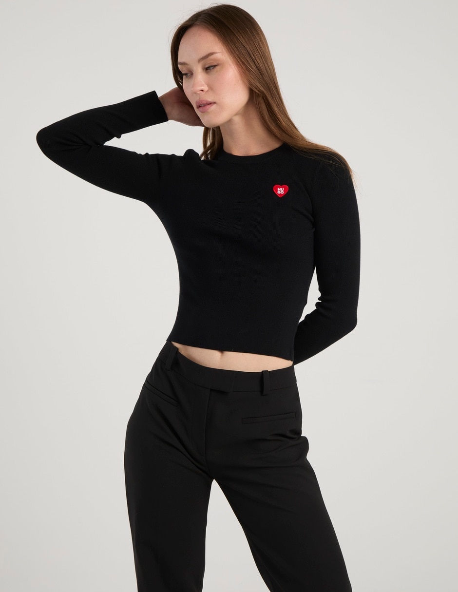 Suéter cuello redondo para mujer Suéter cuello redondo para mujer