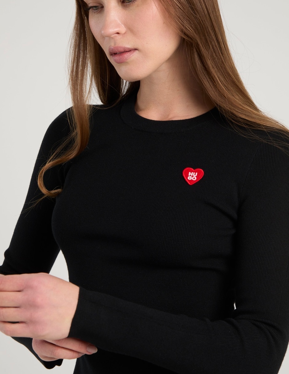 Suéter cuello redondo para mujer 3