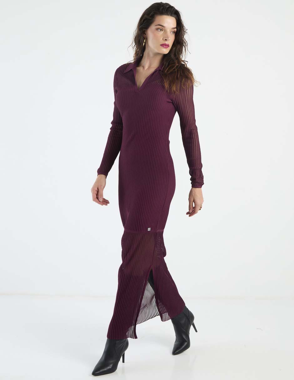 Vestido largo casual Hugo para mujer