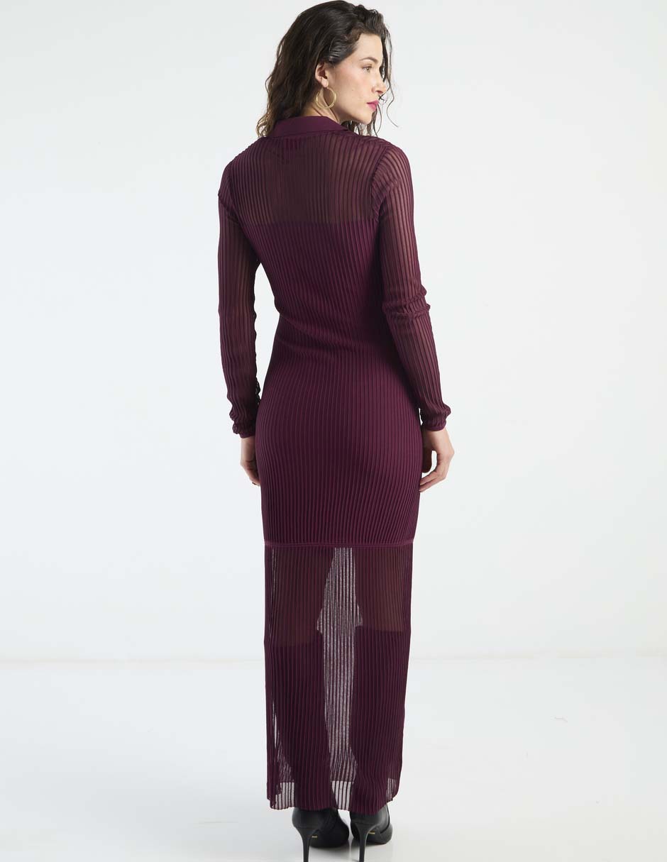 Vestido largo casual Hugo para mujer