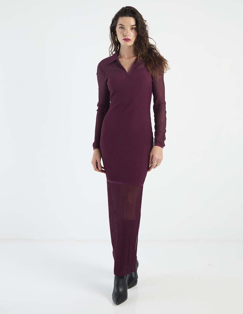 Vestido largo casual Hugo para mujer