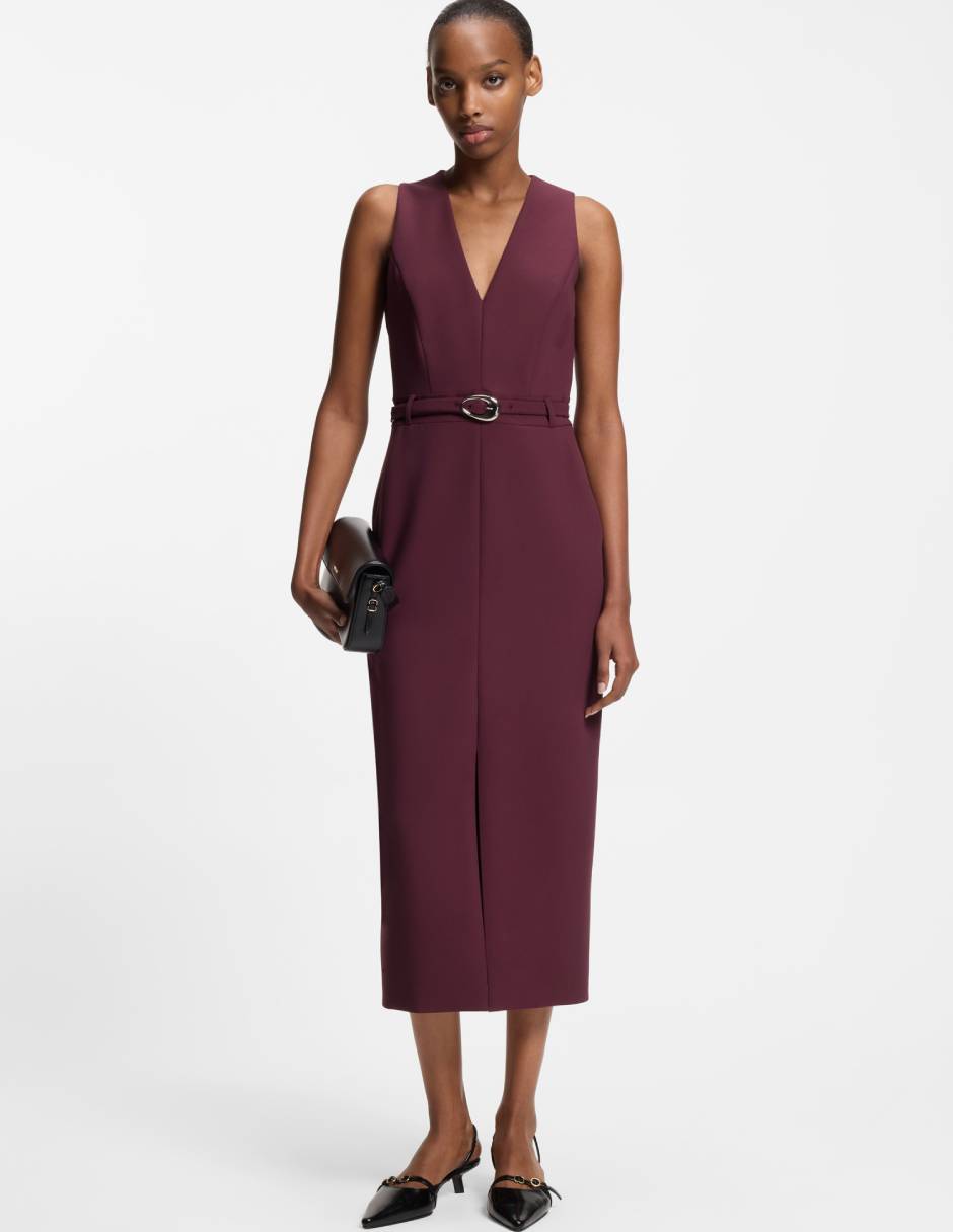 Vestido midi casual para mujer Vestido midi casual para mujer