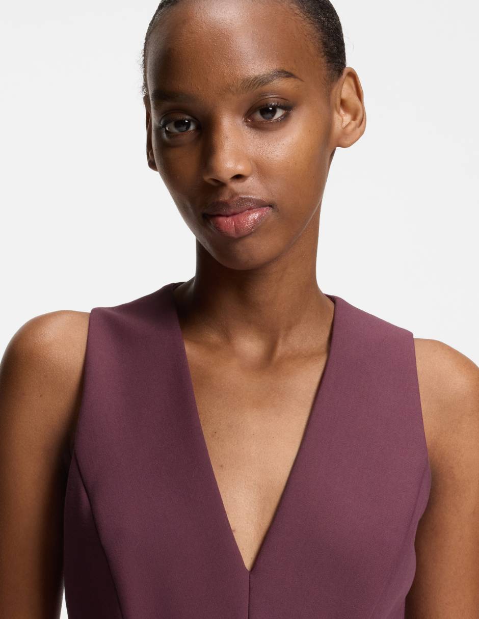 Vestido midi casual Hugo para mujer