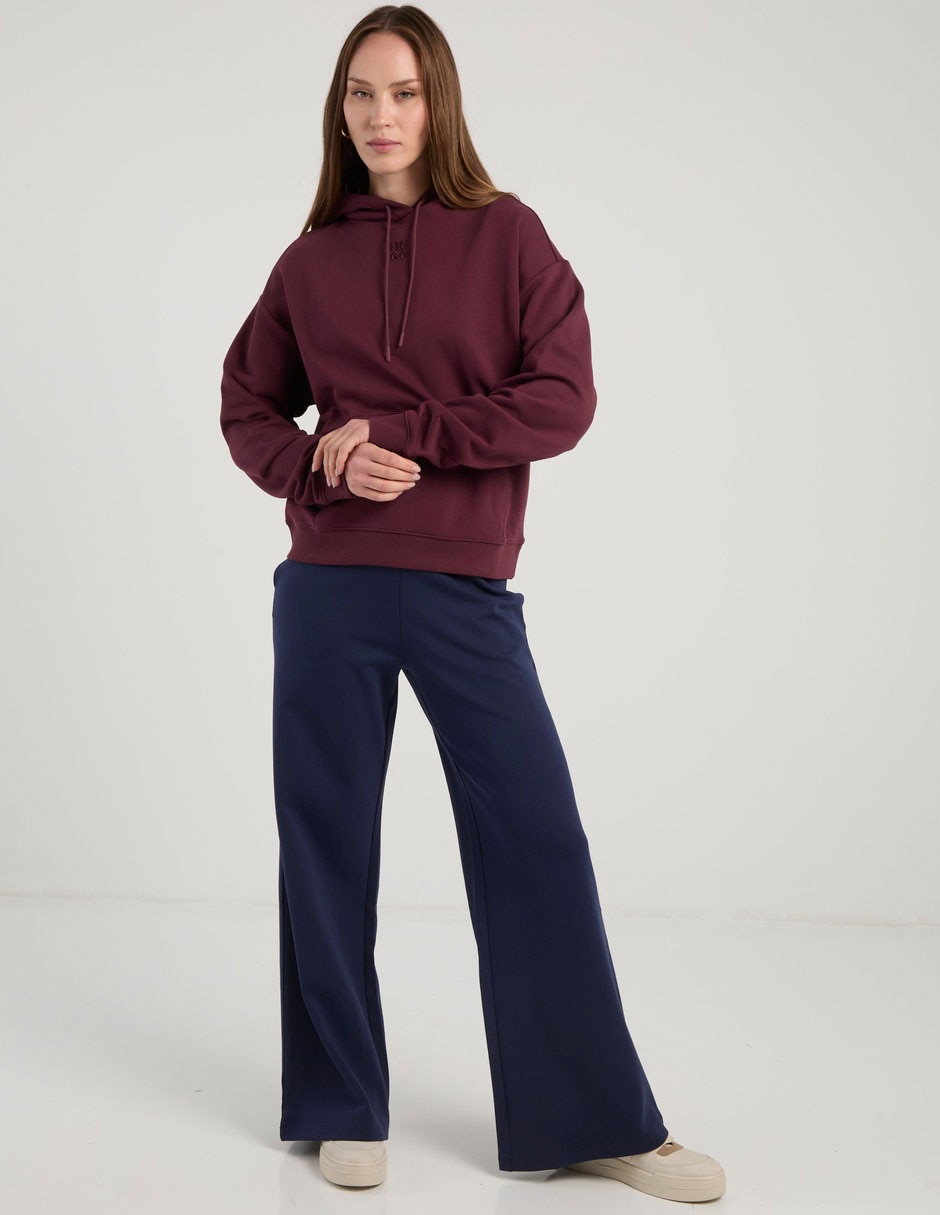 Sudadera con capucha y bolsa para mujer 4
