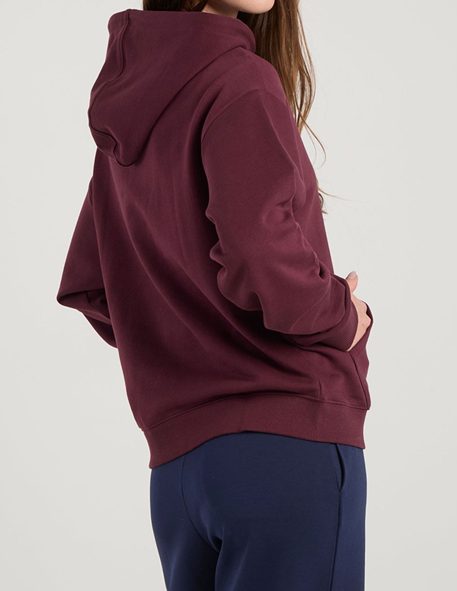 Sudadera con capucha y bolsa para mujer 2