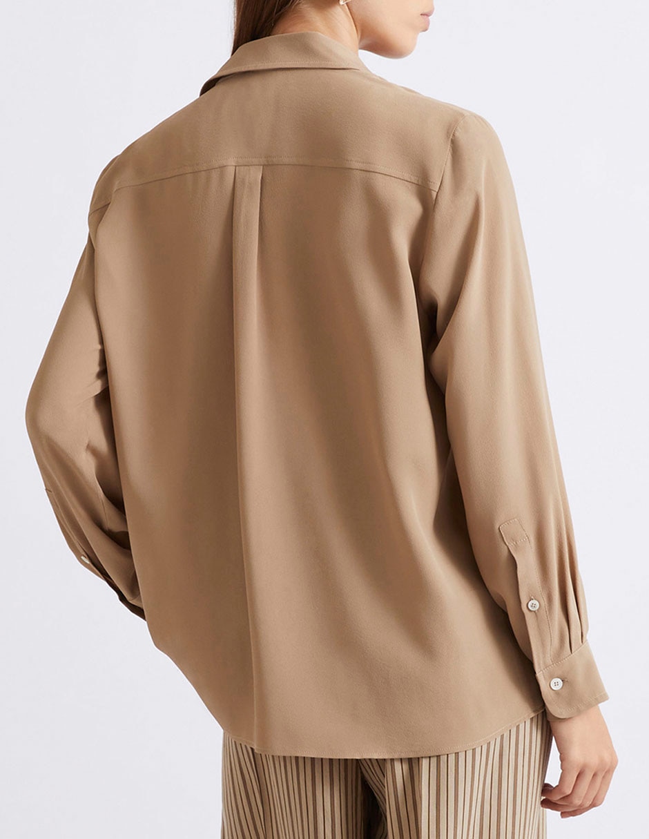 Camisa de algodón manga larga para mujer 6