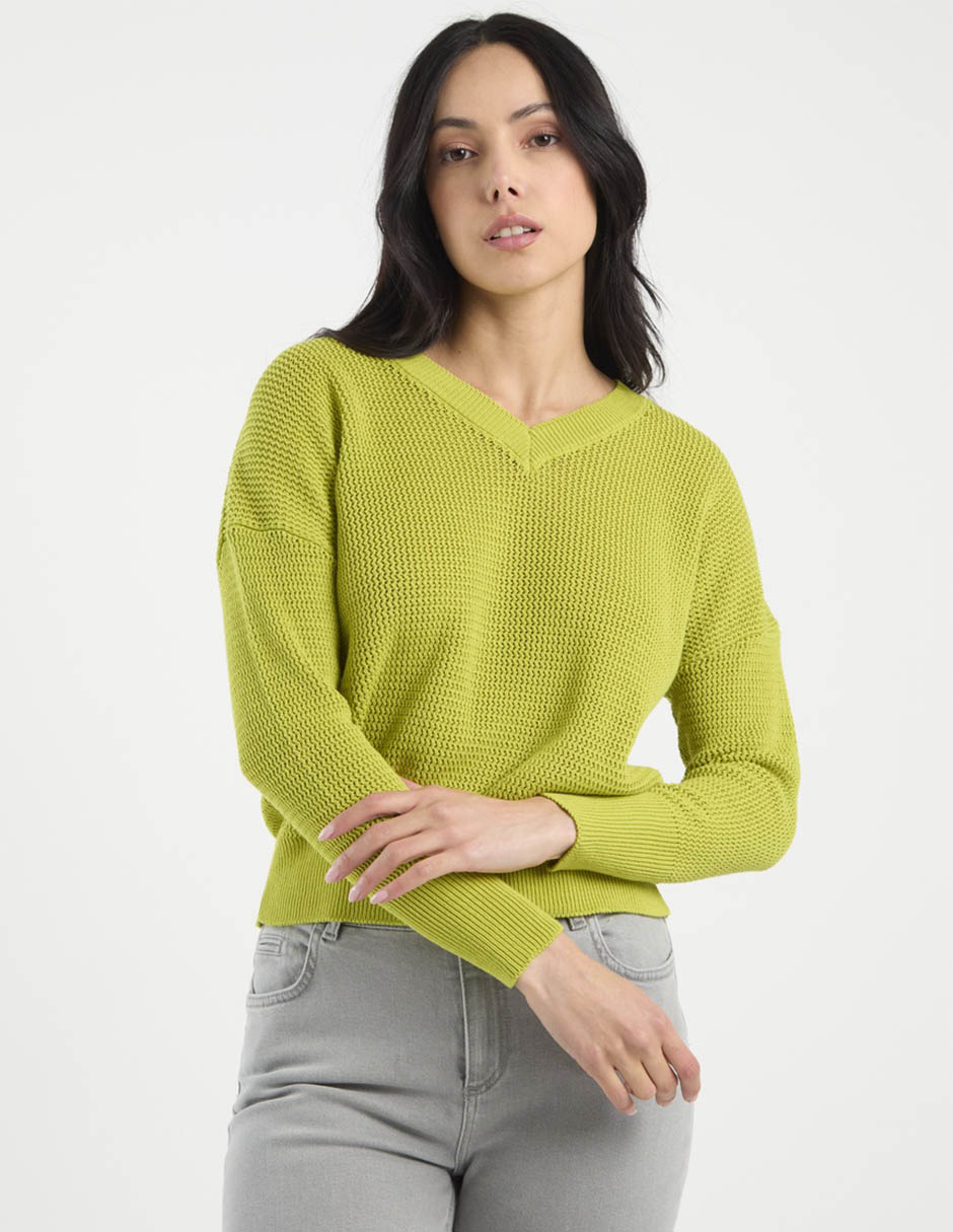 Suéter Marella cuello V para mujer