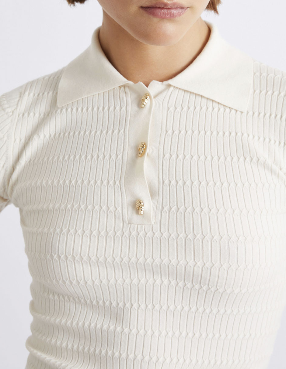 Blusa manga corta para mujer 7