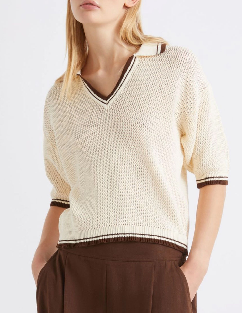 Blusa manga corta para mujer 1