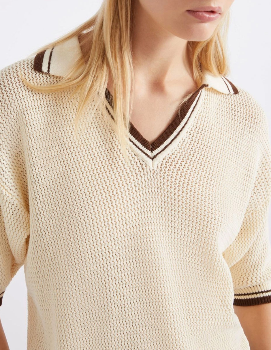 Blusa manga corta para mujer 7