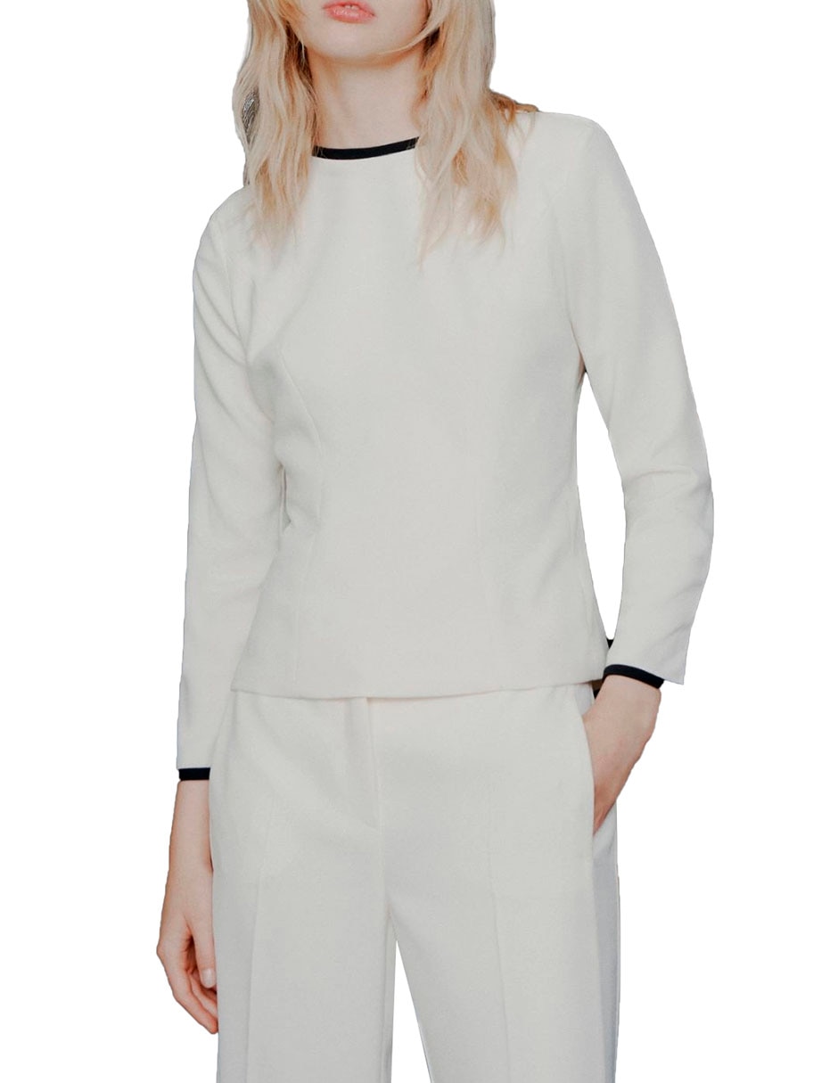 Blusa manga corta para mujer 6