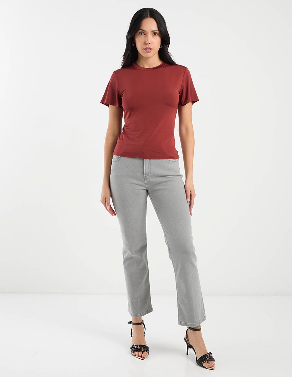 Blusa manga corta para mujer 8