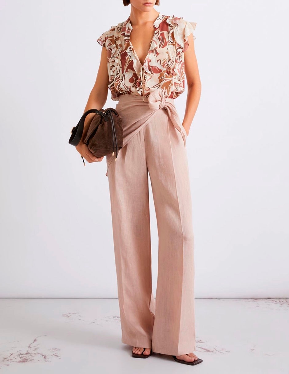 Blusa Marella manga corta para mujer