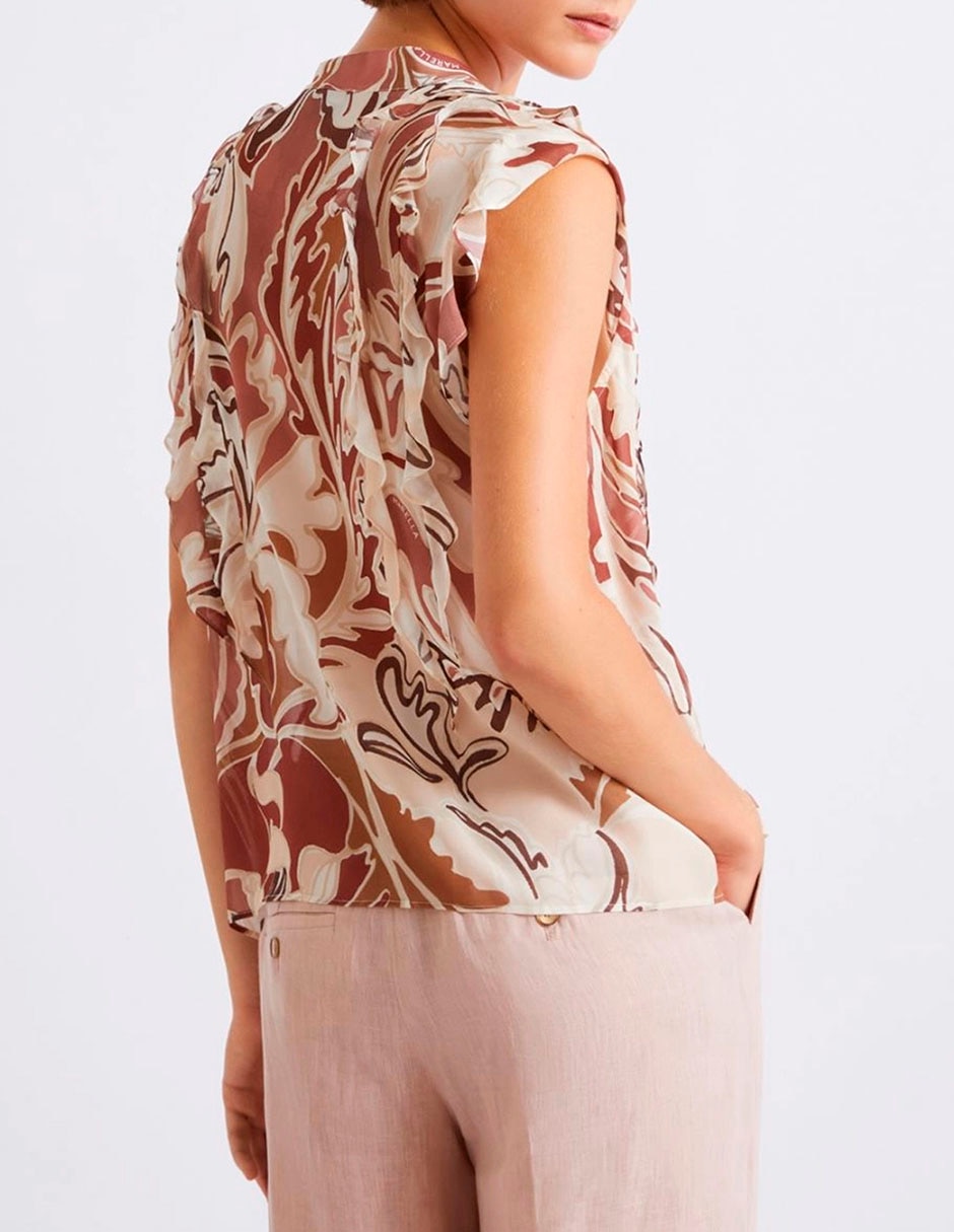 Blusa manga corta para mujer 6