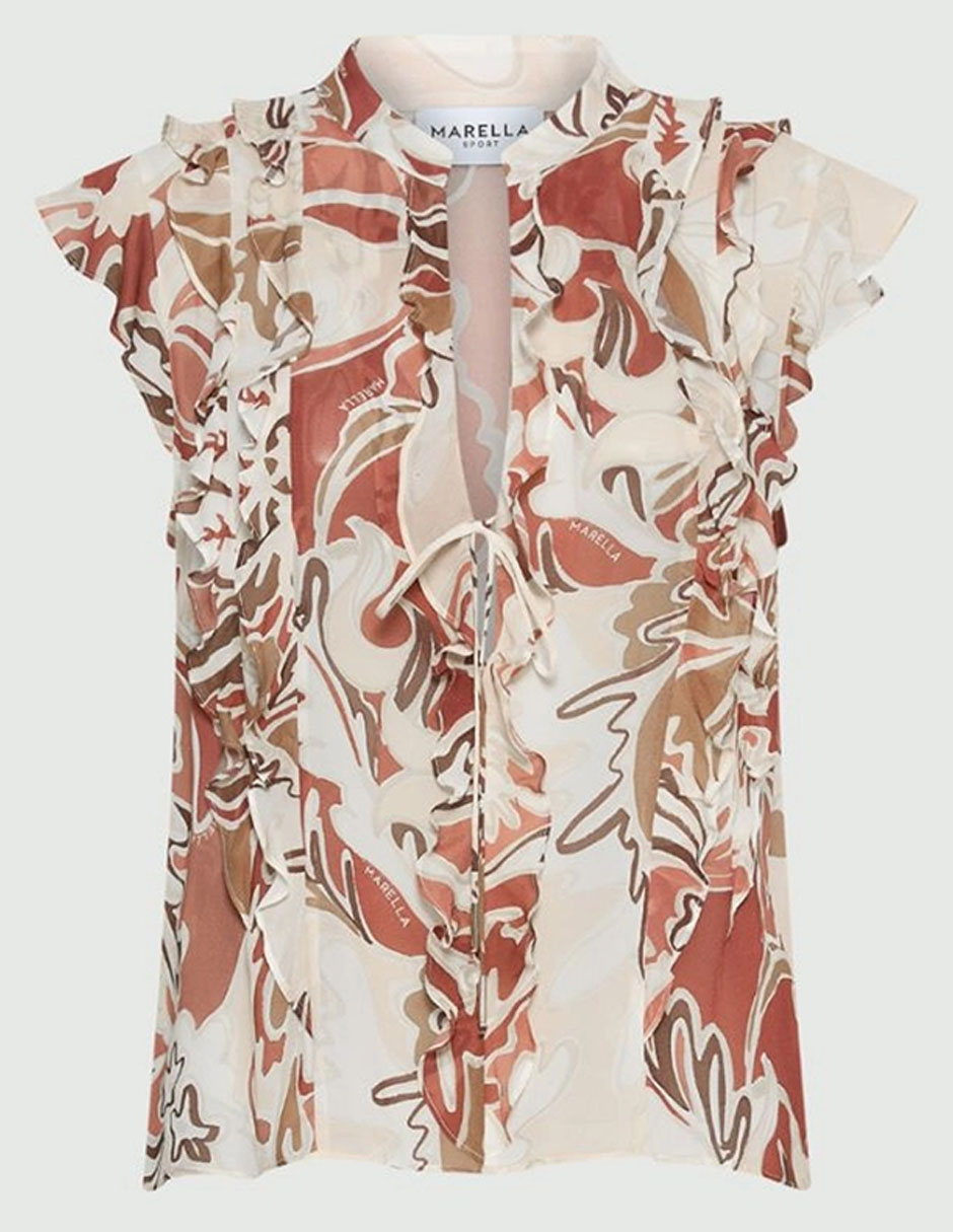 Blusa manga corta para mujer 8