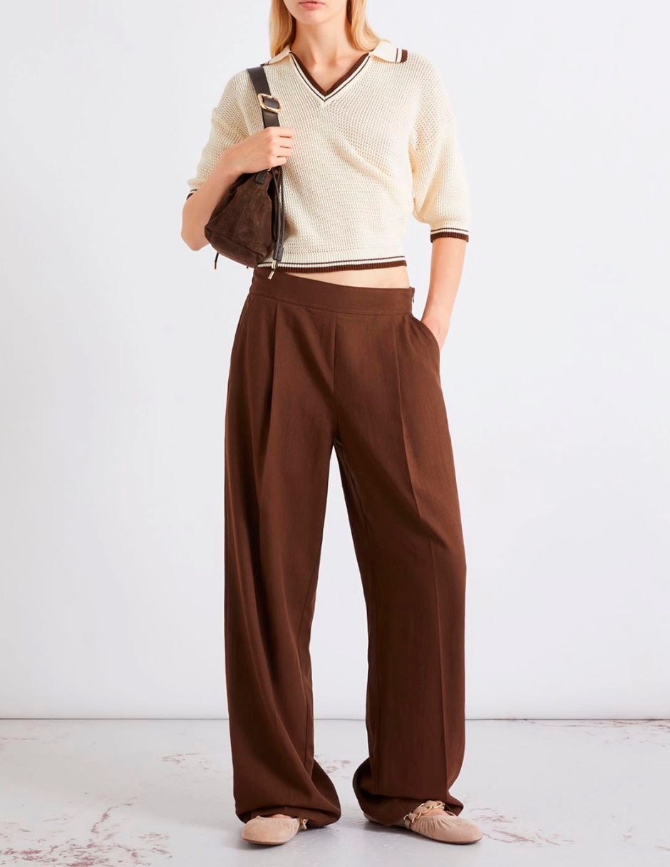 Pantalón relaxed straight para mujer 6