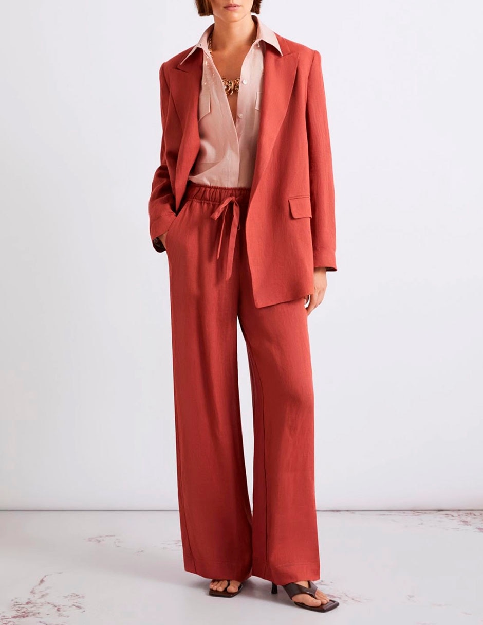 Pantalón relaxed marella straight para mujer
