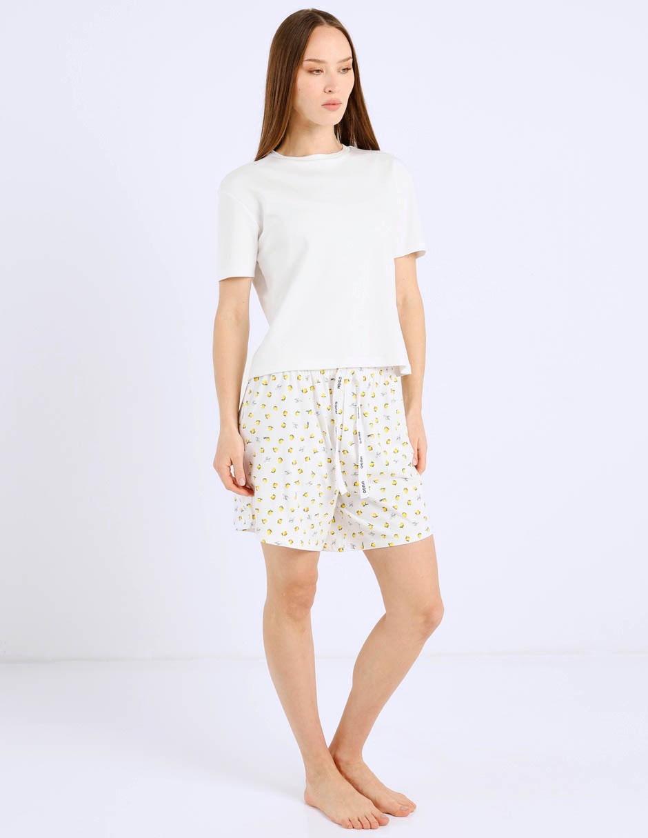 Short hugo de algodón para mujer
