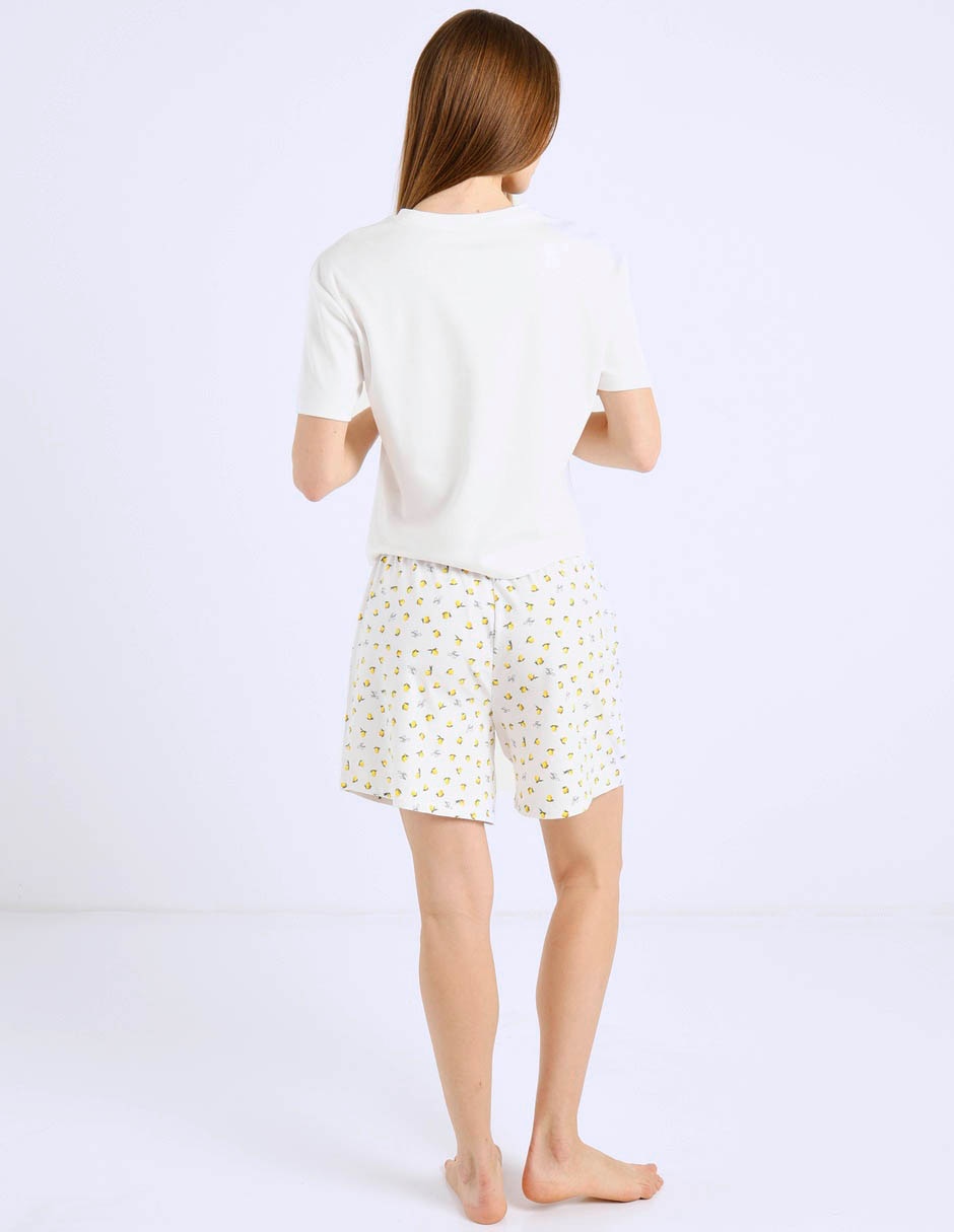 Short hugo de algodón para mujer