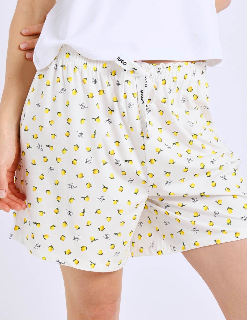 Short hugo de algodón para mujer