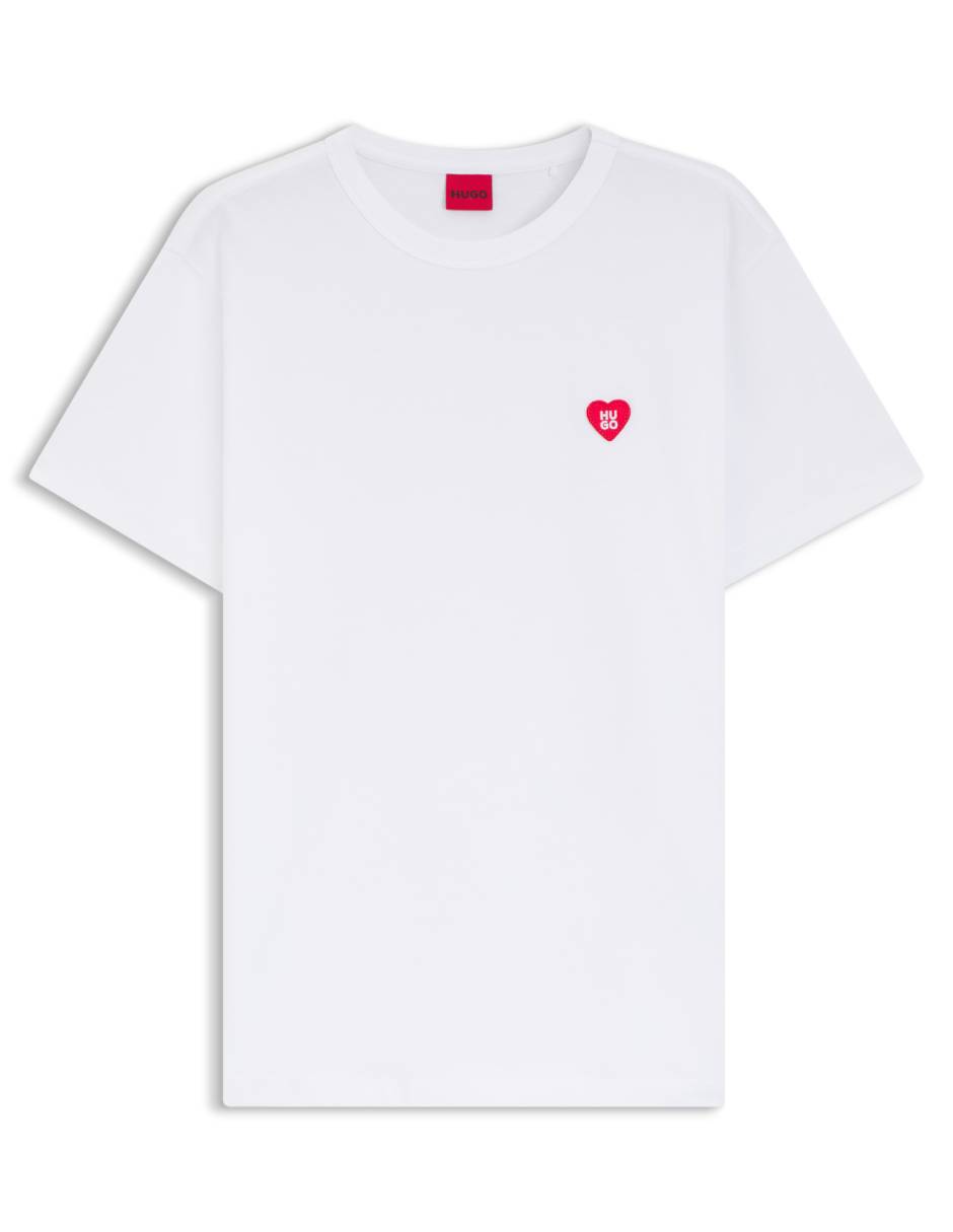 Playera manga corta Hugo cuello redondo para mujer