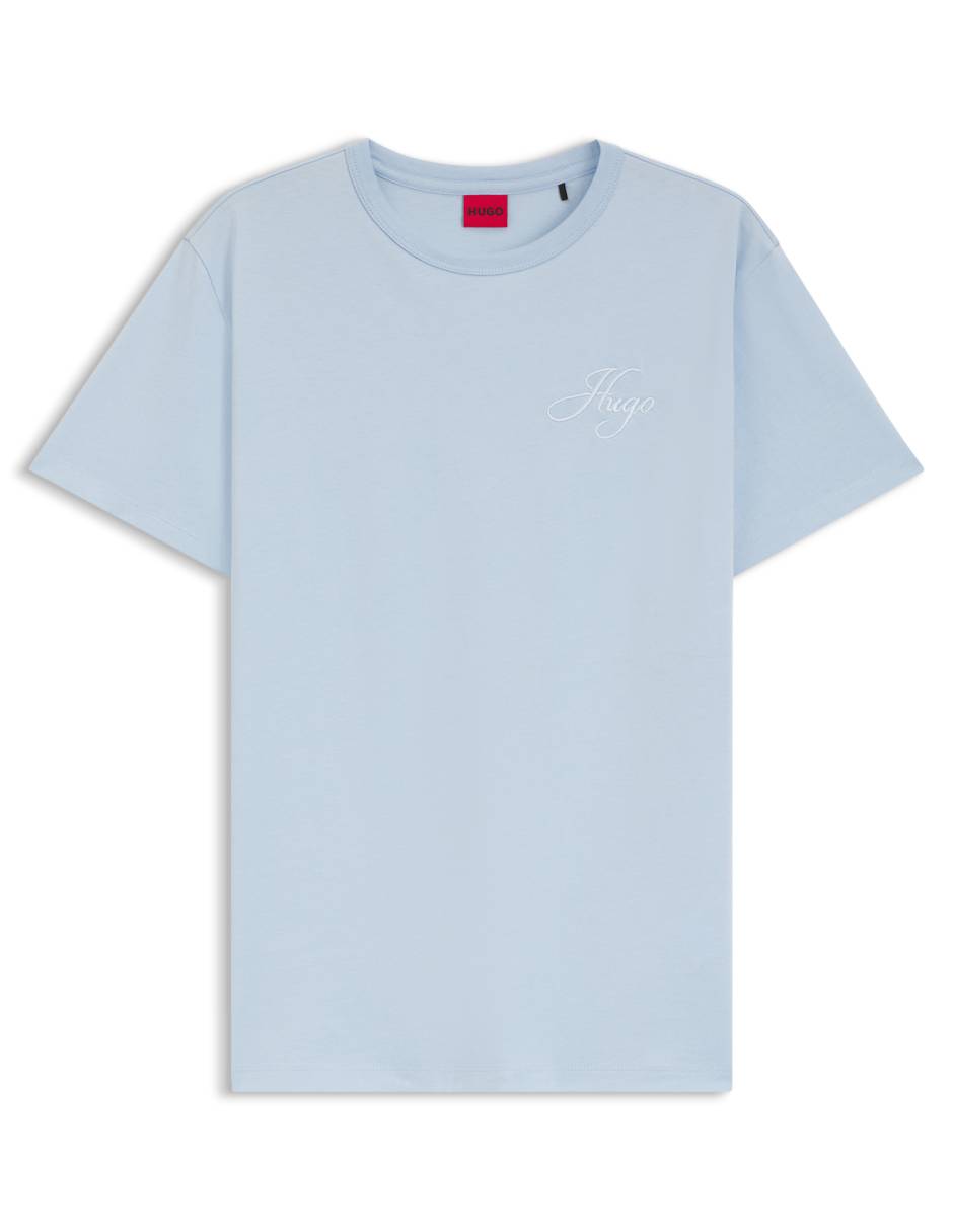 Playera manga corta Hugo cuello redondo para mujer
