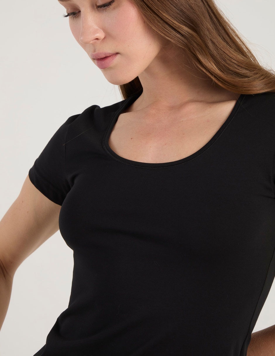 Playera manga corta para mujer 5